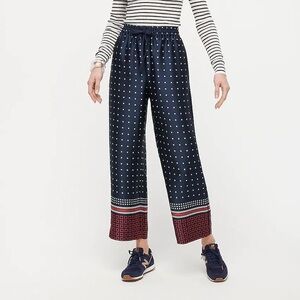 Jcrew Relaxed Pant in Ratti Geometric Twill